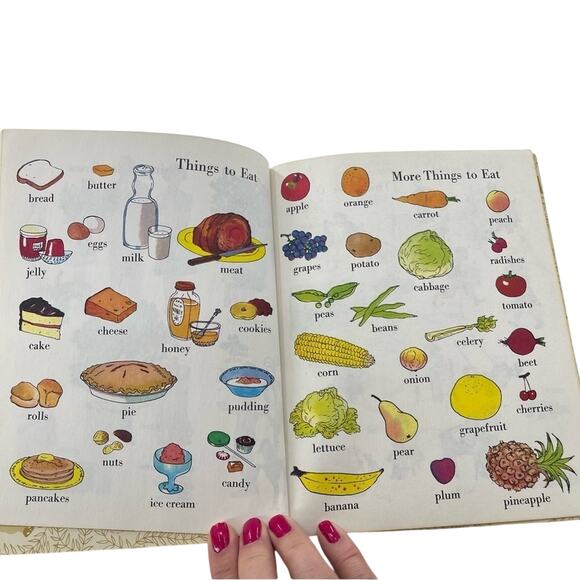 Vintage Little Golden Books Lot 4 Educational Learning Picture Dictionary Books - Picture 14 of 15